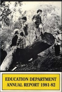 Image of Front Cover of Education Department Annual Report 1981