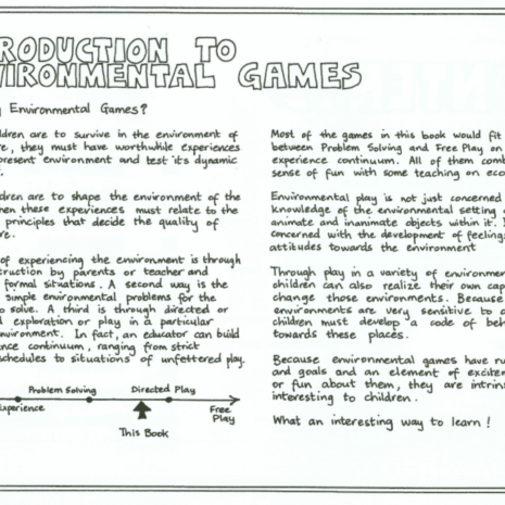 Environmental Games intro Environmental Games intro